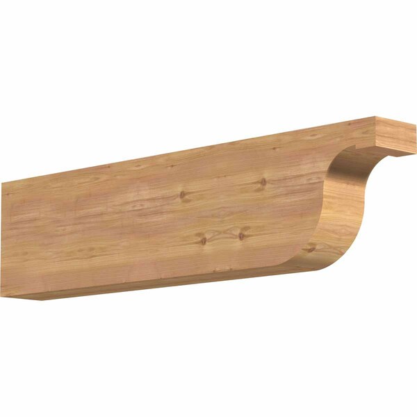 Ekena Millwork Del Monte Smooth Rafter Tail, Western Red Cedar, 5 1/2"W x 12"H x 48"L RFT06X12X48DEL00SWR - main